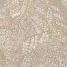 Casamance|Wallpaper Mexican brown flowers and geometric motifs|Wallpaper