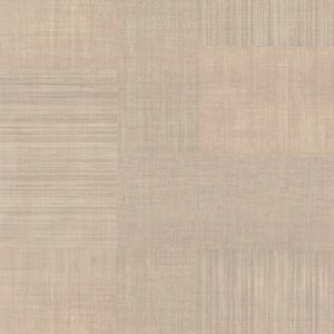 Casamance|Ethno Tapete braun Textilmosaik|Hochwertige