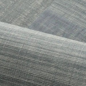Casamance|Wallpaper ethnic almond green textile patchwork|Checkered 2