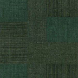 Casamance|Ethno Tapete braun Textilmosaik|Hochwertige