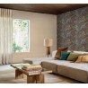Casamance|Papier peint jute beige imitation tissu|Papier Peint