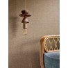 Casamance|Wallpaper jute refined brown|Fabric Imitation