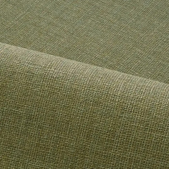 Casamance|Wallpaper jute khaki green|Fabric Imitation