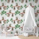 Marburg|Kids mural playful monkeys in trees|Wallmurals