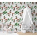 Marburg|Kids mural playful monkeys in trees|Wallmurals