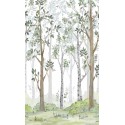 Marburg|Kids mural forest with little birds in trees|Wallmurals