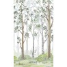 Marburg|Kids mural forest with little birds in trees|Wallmurals