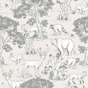 Papeldecor|Papier peint floral feuilles de fougère|Papier Peint