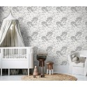 Marburg|Beige Waldtier Kinder Tapete|Kindertapete