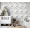 Marburg|Beige Waldtier Kinder Tapete|Kindertapete
