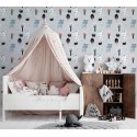 Marburg|Papier Peint pour enfants cerfs amoureux gris|Enfants