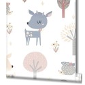 Marburg|Papel pintado infantil blanco ciervos enamorados|Infantil