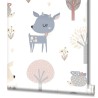 Marburg|Papier Peint enfant blanc cerfs amoureux|Enfants