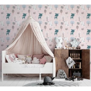 Eijffinger|Papier peint floral vintage effet textile beige et or|Papier Peint 2