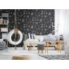 Marburg|Wallpaper with nautical motifs in black|Children's