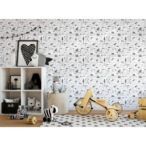 Marburg|Wallpaper kids astronauts in blue space|Children's 2