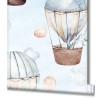 Marburg|Papel pintado infantil carrera de globos azul|Infantil