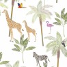 Marburg|Papier Peint pour enfants avec des zèbres, des girafes et des animaux de la jungle|Enfants