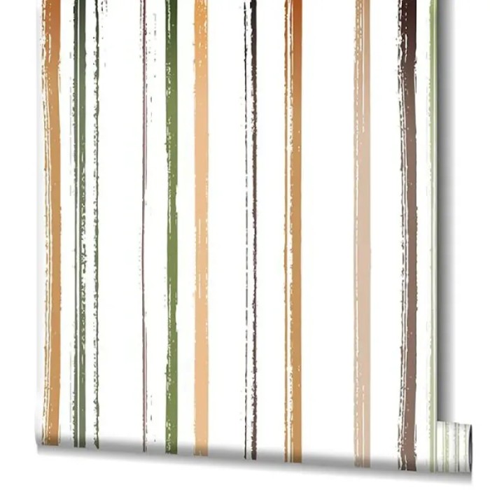 Papel pintado infantil rayas de acuarela multicolor - Marburg Kids Walls 45883