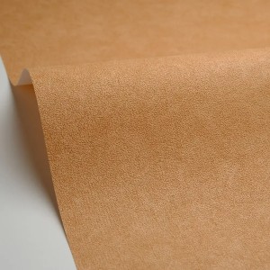 Casamance|Papier peint lin marbré brun naturel|Papier Peint 2