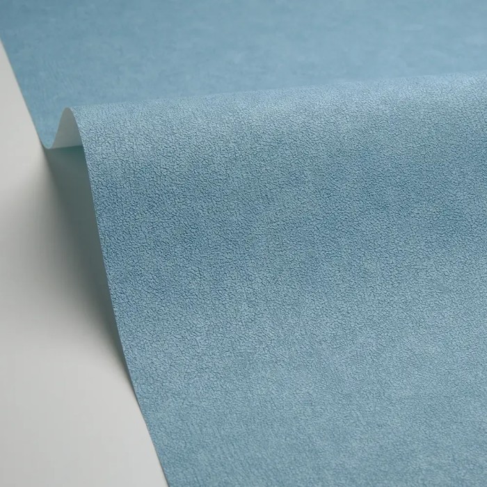 Papel pintado efecto pared azul pato - Caselio Ceramique 105246387