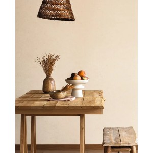 Papeldecor|Minimalistic light grey botanical garden wallpaper|Wallpaper 2