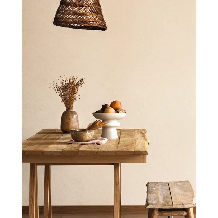 Caselio|Papier peint effet mur lin brut|Papier Peint