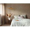 Caselio|Brown and gold textured wall effect wallpaper|Stucco Imitation