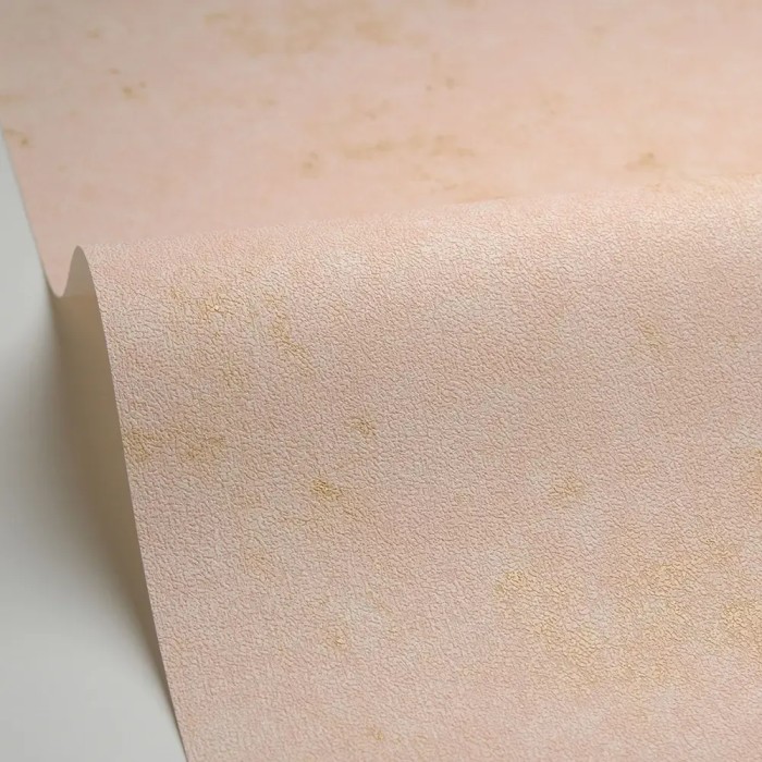 Caselio|Papier peint effet mur rose poudré|Imitation Stuc