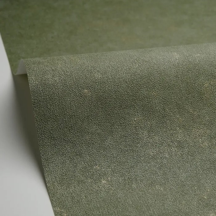 Caselio|Papier peint effet mur kaki à reflets métallisés|Papier Peint