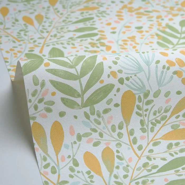 Papel pintado flores pequeñas acuarela - Caselio Green Life 2 101690369