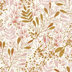 Caselio|Black/green floral print Wallpaper|Wallpaper