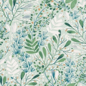 Caselio|Blumentapete in Indigo-Blau|Tapeten