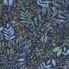 Caselio|Blumentapete in Indigo-Blau|Tapeten