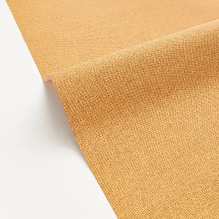 Caselio|Gelbe Jute-Tapete|Tapeten