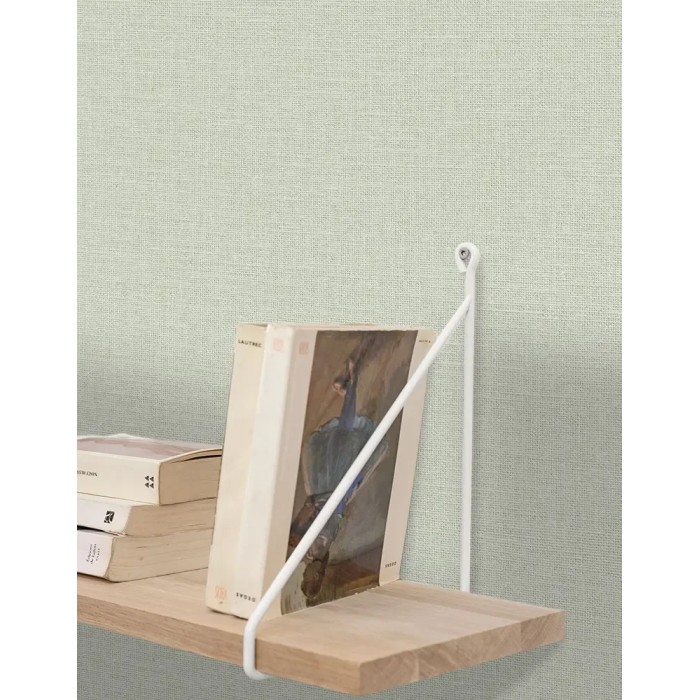 Papel pintado efecto yute verde - Caselio Green Life 2 104017000