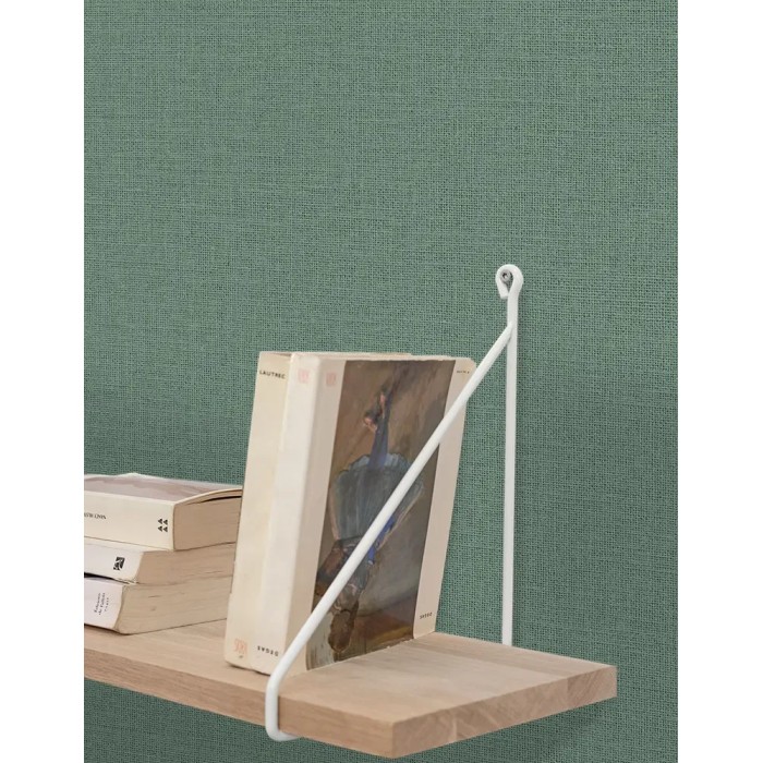 Caselio|Tapete mit natürlichem grünen Jute-Effekt|Tapeten