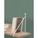 Caselio|Wallpaper with natural green jute effect|Wallpaper