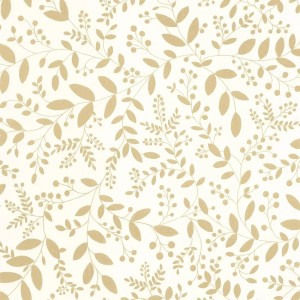 Caselio|Papier peint floral bleu avec motif de feuilles|Papier Peint