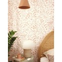 Caselio|Papel pintado estampado floral rosa|Papel Pintado