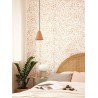 Caselio|Papier peint floral rose|Papier Peint