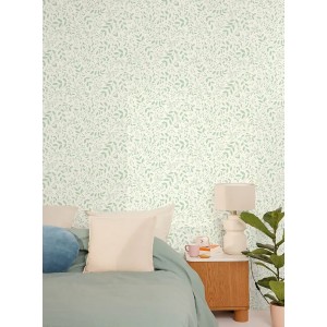 Papeldecor|Papier Peint stuc blanc détails brillants|Papier Peint 2