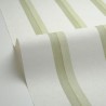 Caselio|Green striped wallpaper ideal for bathrooms|Stripes