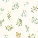 Caselio|Papier peint botanique avec herbier multicolore|Scandinave