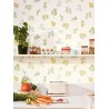 Caselio|Botanical wallpaper with multicolour herbarium|Scandinavian
