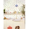 Caselio|Botanical wallpaper with multicolour herbarium|Scandinavian