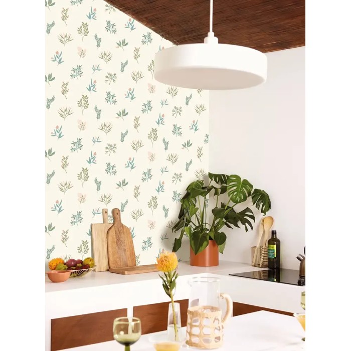 Papel pintado para cocina, herbario de ramilletes - Caselio Green Life 2 105370644
