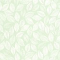 Caselio|Mint green floral wallpaper with leaf engravings|Wallpaper