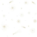 Caselio|Kids wallpaper with stars and comets in beige|Children's