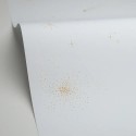 Caselio|Kids wallpaper with stars and comets in beige|Children's